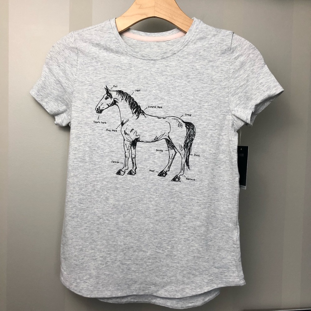 Dover Saddlery Parts of Pony Tshirt Girl's Size XL